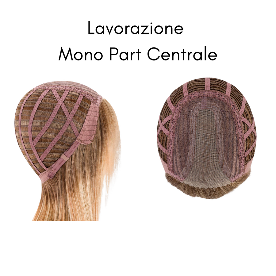 PARRUCCA LUZZI MONO PART CAPELLI LUNGHI LISCI IN FIBRA TERMORESISTENTE