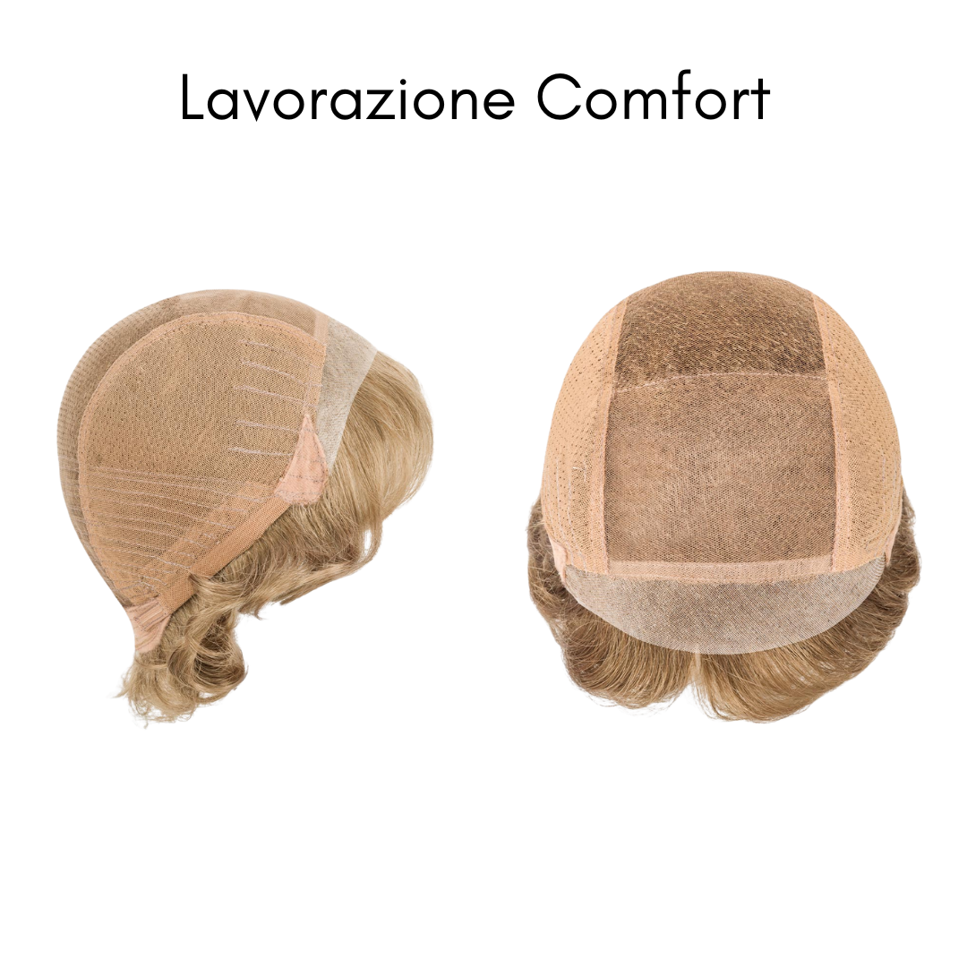 PARRUCCA AURORA COMFORT CAPELLI CORTI MOSSI